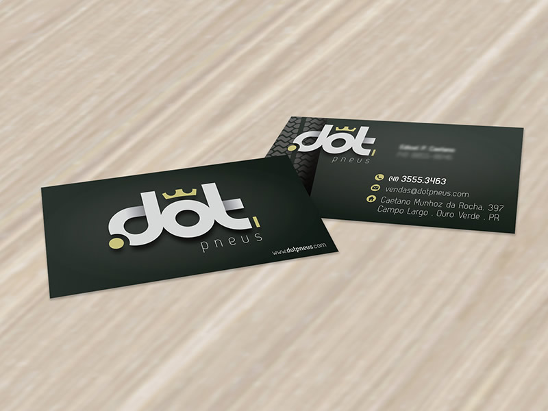 Cartão de Visita . DOT Pneus